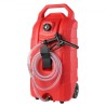16 Gallon Fuel Caddy Portable Gas Storage Tank 7.8L/min with Manual Nozzle