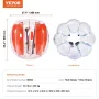Inflatable Bumper Balls 2-Pack, 3FT/0.9M Body Sumo Zorb Balls for Kids & Teens, Durable PVC Human Hamster Bubble Balls for Outdo