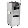Commercial Ice Cream Machine, 21-31 L/H Yield, 1670W 3-Flavor Freestanding Soft Serve Ice Cream Maker, 2 x 4.3L Stainless Steel 