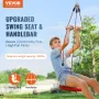 Zipline Kit for Kids and Adult, 65 ft Zip Line Kits Up to 500 lb, Backyard Outdoor Quick Setup Zipline, Playground Entertainment