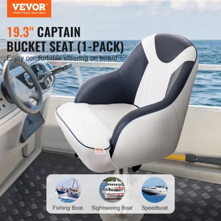 Bådsæde Captain Bucket Seat Fishing Pontoon Boat Seat Padding