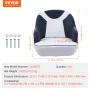 Captain Bucket Seat, Pontoon Boat Seat with Thickened Sponge Padding, Boat Captain Chair for Fishing Boat, Sightseeing Boat, Spe