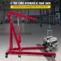 Hydraulisk lang ramstik, 4 ton/8818 lbs kapacitet, med enkelt