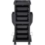 Ultimate Salon Trolley Cart, Lockable Beauty Salon Cart for Stylist with 6 Removable Drawers & Tool Holder, Plastic Hairdressing