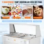 Fried Ice Cream Roll Machine Rolled Ice Cream Maker 13.8x13,8