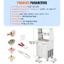 Fried Ice Cream Roll Machine Rolled Ice Cream Maker 13,8 x 13,8