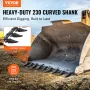 Bucket Tooth Bar, 72 '', Heavy Duty Tractor Bucket 9 tænder bar