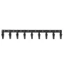 Bucket Tooth Bar, 72'', Heavy Duty Tractor Bucket 9 Teeth Bar for Loader Tractor Skidsteer, 4560 lbs Load-Bearing Capacity Bolt