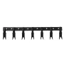 Bucket Tooth Bar, 53'', Heavy Duty Tractor Bucket Teeth Bar for Sub-Compact Tractor Loader, 4560 lbs Load-Bearing Capacity, Fits