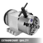 CNC Rotation Rotary Axis 4-Jaw Chuck 100 mm Hollow Shaft 4th