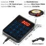 Restaurant Pager System, Wireless 500m Long Range Lineup Waiting Queue Signal, Guest Customer Calling Beepers with Vibration & F