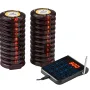 Restaurant Pager System, Wireless 500m Long Range Lineup Waiting Queue Signal, Guest Customer Calling Beepers with Vibration & F