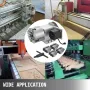 CNC Rotation Rotary Axis 4-Jaw Chuck 100 mm Hollow Shaft 4th
