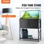 Akvariumstativ, 29 gallon fisketankstativ, 28,7 x 16,5 x 30 i