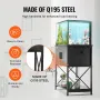 Aquarium Stand, 29 Gallon Fish Tank Stand, 28.7 x 16.5 x 30 in Steel and MDF Turtle Tank Stand, 242.5 lbs Load Capacity, Reptile