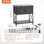 Aquarium Stand, 29 Gallon Fish Tank Stand, 28.7 x 16.5 x 30 in Steel and MDF Turtle Tank Stand, 242.5 lbs Load Capacity, Reptile