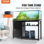 Akvariumstativ, 75 gallon fisketankstativ, 52 x 19,7 x 32,3 i