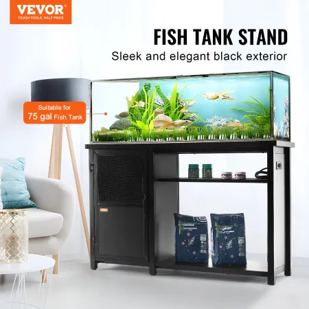 Akvariumstativ, 75 gallon fisketankstativ, 52 x 19,7 x 32,3 i
