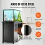 Akvariumstativ, 75 gallon fisketankstativ, 52 x 19,7 x 32,3 i