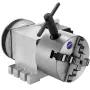 CNC Rotation Rotary Axis 4-Jaw Chuck 100 mm Hollow Shaft 4th