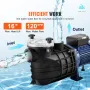 Above Ground Pool Pump, 1864W(2.5HP), 454 L/min(120 GPM) Max. Flow Single Speed Swimming Pool Pump, 220V 2850RPM 16M Max. Head L