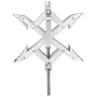 Camperhjulchock-stabilisator, X-formet