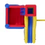 Inflatable Bounce House, Outdoor High Quality Playhouse Trampoline, Jumping Bouncer with Blower, Slide, and Storage Bag, Family 