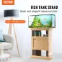 Akvariumstativ, 20 gallon fisketankstativ, 25,2 x 15,7 x 28,3 i