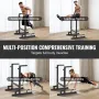 Dip Bar, 500 lbs Capacity, Heave Duty Dip Stand Station with Adjustable Height, Fitness Workout Dip Bar Station Stabilizer Paral