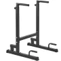 Dip Bar, 500 lbs Capacity, Heave Duty Dip Stand Station with Adjustable Height, Fitness Workout Dip Bar Station Stabilizer Paral
