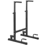 Dip Bar, 500 lbs Capacity, Heave Duty Dip Stand Station with Adjustable Height, Fitness Workout Dip Bar Station Stabilizer Paral