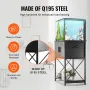 Aquarium Stand, 20 Gallon Fish Tank Stand, 25.6 x 16.5 x 31.9 in Steel and MDF Turtle Tank Stand, 167.6 lbs Load Capacity, Repti