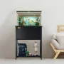 Aquarium Stand, 20 Gallon Fish Tank Stand, 25.6 x 16.5 x 31.9 in Steel and MDF Turtle Tank Stand, 167.6 lbs Load Capacity, Repti
