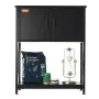 Akvariumstativ, 20 gallon fisketankstativ, 25,6 x 16,5 x 31,9 i