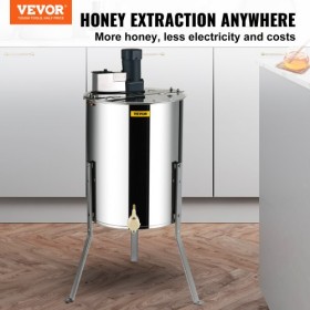 Electric Honey Extractor Beekeeping Equipment 4/8 Frames Stainless Steel