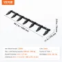 Bucket Tooth Bar, 60 '', Heavy Duty Tractor Bucket 7 tænder bar