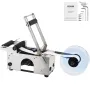 Semi-Automatic Round Labeling Machine, 20-50pcs/min, Electric Bottle Label Applicator for Round Bottles, Round Bottle Labeler Su