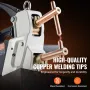 Portable Spot Welder, 4/25-inch Thick Spot Welder Machine with 9.2KVA Input Capacity, Handheld Welding Tip Gun Metal Sheet Spot 