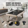 Billiards Table, 7 ft Pool Table, Adjust Legs Stable Billiards Table, Pool Table Set Includes Balls, Cues, Chalks and Brush, Woo