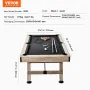 Billiards bord, 7 ft poolbord, juster benene stabile