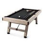 Billiards Table, 7 ft Pool Table, Adjust Legs Stable Billiards Table, Pool Table Set Includes Balls, Cues, Chalks and Brush, Woo