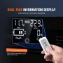 Ren sinusbølgeffekt inverter 3000W DC12V til AC230V LCD