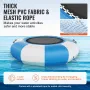 6,5ft oppustelig vandtrampolin svømmeplatform Bounce til Pool