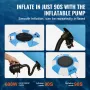 6,5ft oppustelig vandtrampolin svømmeplatform Bounce til Pool