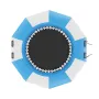 Inflatable Water Bouncer, 6.5ft Recreational Water Trampoline, Portable Bounce Swim Platform with 3-Step Ladder & Electric Air P