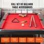 Billiards bord, 7 ft poolbord, bærbart sammenfaldende