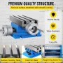 Milling Machine Worktable Cross Slide Table 10.2 x 18.5 cm Compound For Bench Drill Vise