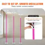 Professional Dancing Pole, Spinning Static Dancing Pole Kit, Portable Removable Pole, 40mm Heavy-Duty Stainless Steel Pole, Heig