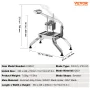 Commercial Vegetable Slicer, 3/8 and 3/16 inch Tomato Slicer, Stainless Steel and Aluminum Alloy Vegetable Cutter Slicer, Manual