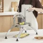 Commercial Vegetable Slicer, 1/4 and 1/2 inch Tomato Slicer, Stainless Steel and Aluminum Alloy Vegetable Cutter Slicer, Manual 